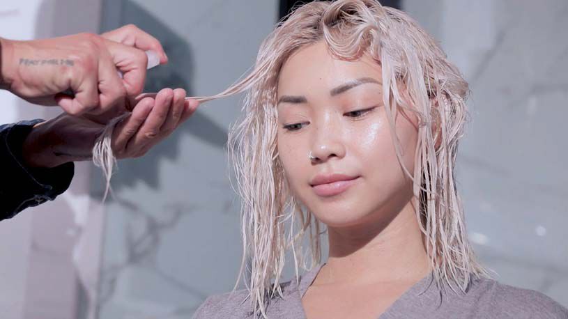 consider your skin tone colouring hair 